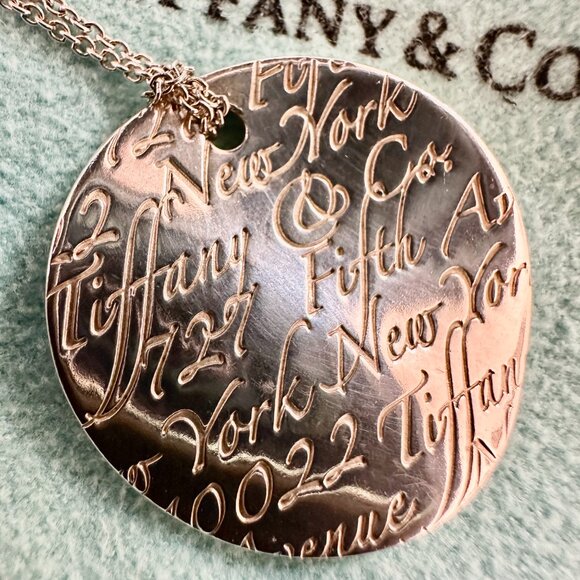 925 Sterling Silver 16" Tiffany & Co. Authentic Notes Collection Necklace - Picture 11 of 11